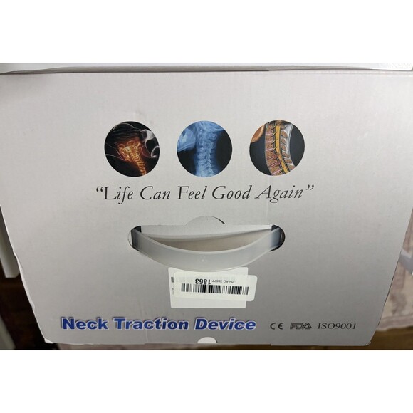 Neck Traction Device Cervical Spine Stretcher for Pain Relief | New in Box - Picture 1 of 3